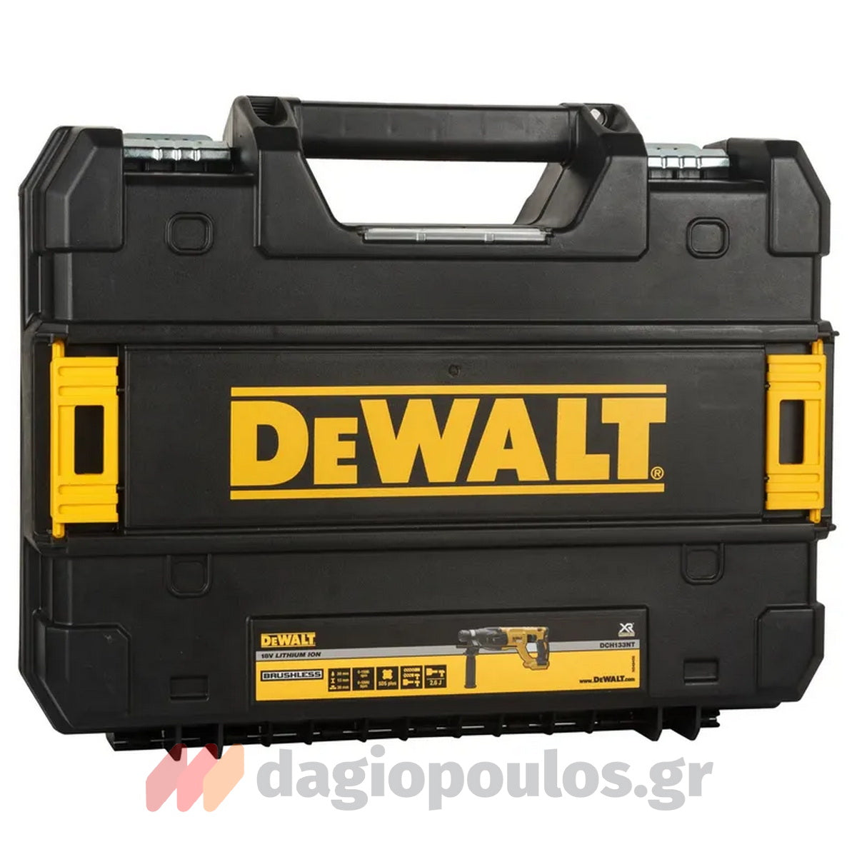 DeWalt DCH133NT SDS Plus Brushless Πνευματικό Πιστολέτο Μπαταρίας 18V Li-Ion 2.6J 2.3kgr SOLO Με Βαλίτσα T-Stak