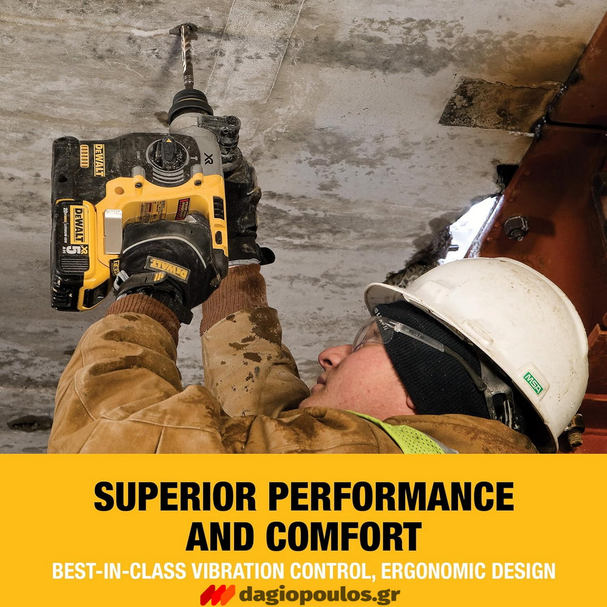 DeWalt DCH273NT-XJ SDS Plus Brushless Σκαπτικό Περιστροφικό Πνευματικό Πιστολέτο 18V Li-Ion SOLO & Βαλίτσα T-Stak