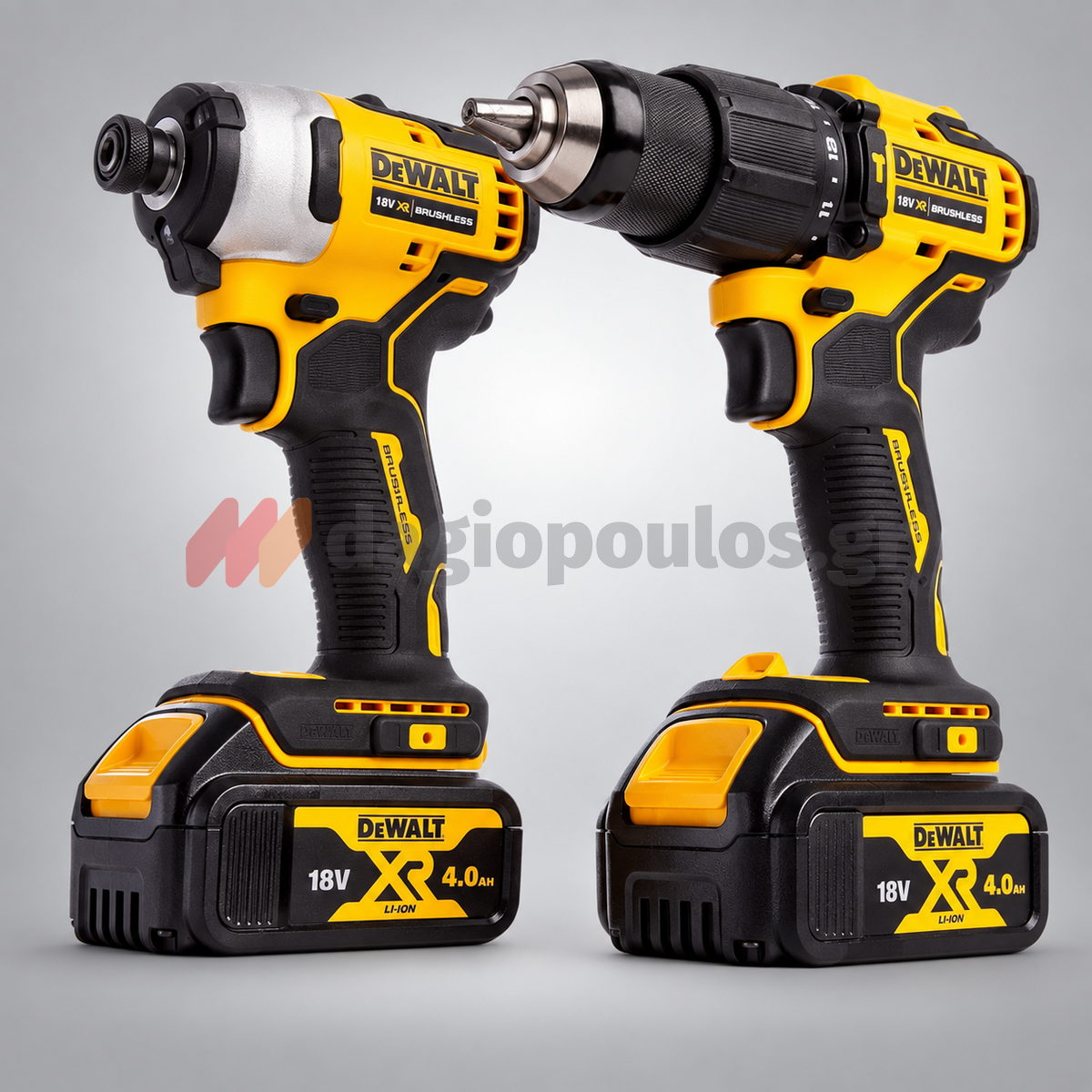 DeWalt DCK2062M2T-QW Σετ Brushless Κρουστικό Δραπανοκατσάβιδο & Παλμικό Κατσαβίδι 18V με 2 Μπατ.4.0Ah - Φορτιστή - Βαλίτσα