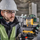 DeWalt DCLE34031D1 Αλφάδι Λέιζερ 3x360° Πράσινη Δέσμη 18V Li-Ion Με Μπαταρία 2.0Ah