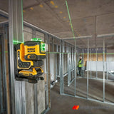 DeWalt DCLE34035B Αλφάδι Laser Πολλαπλών Γραμμών Πράσινης Δέσμης 18V Li-Ion SOLO