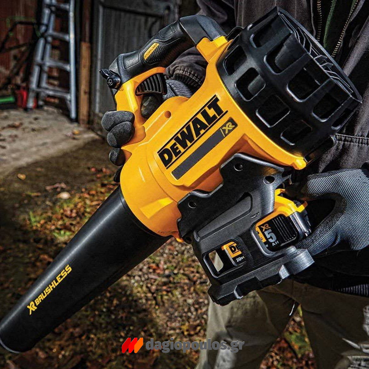 DeWalt DCM562P1-QW Brushless Φυσητήρας Μπαταρίας 18V Li-Ion Με Μπατ.5.0Ah - Φορτιστή