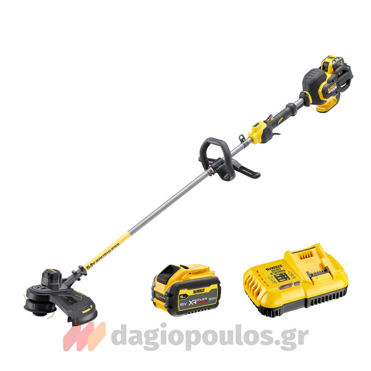 DeWalt DCM571X1-QW Brushless Χλοοκοπτικό Μπαταρίας 54V Li-Ion Με Μπαταρία 9.0Ah