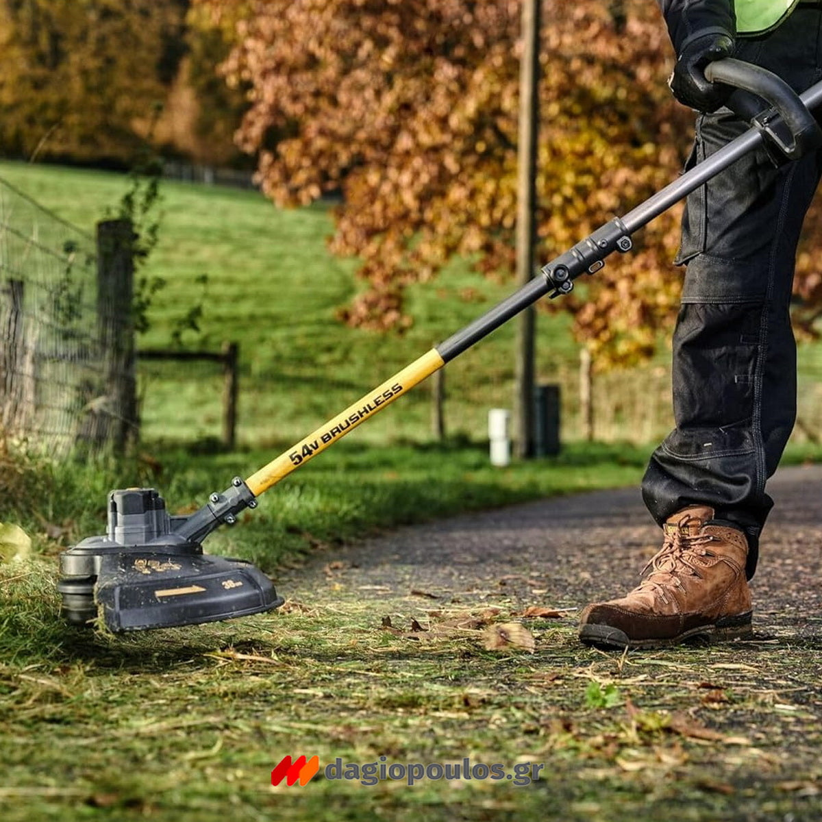 DeWalt DCMAS5713X1-QW Brushless Χλοοκοπτικό Μπαταρίας 54V Li-Ion Με Μπαταρία 9.0Ah