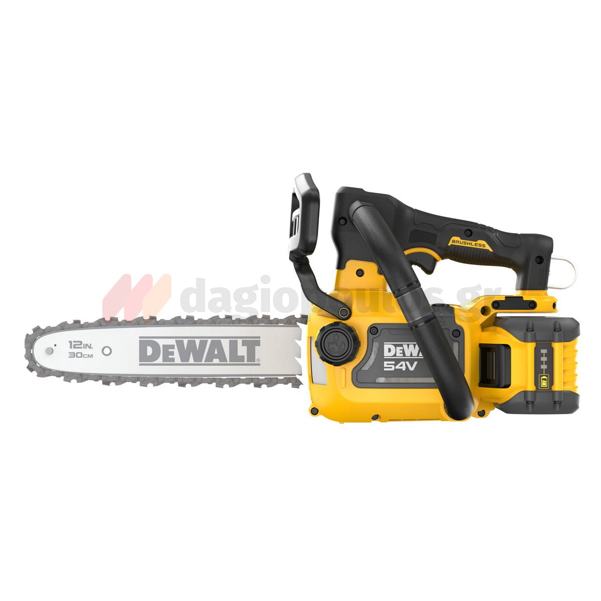 DeWalt DCMCST632X1-QW Brushless Αλυσοπρίονο Μπαταρίας 54V XR FLEXVOLT® 30cm Με Μπαταρία 9.0Ah