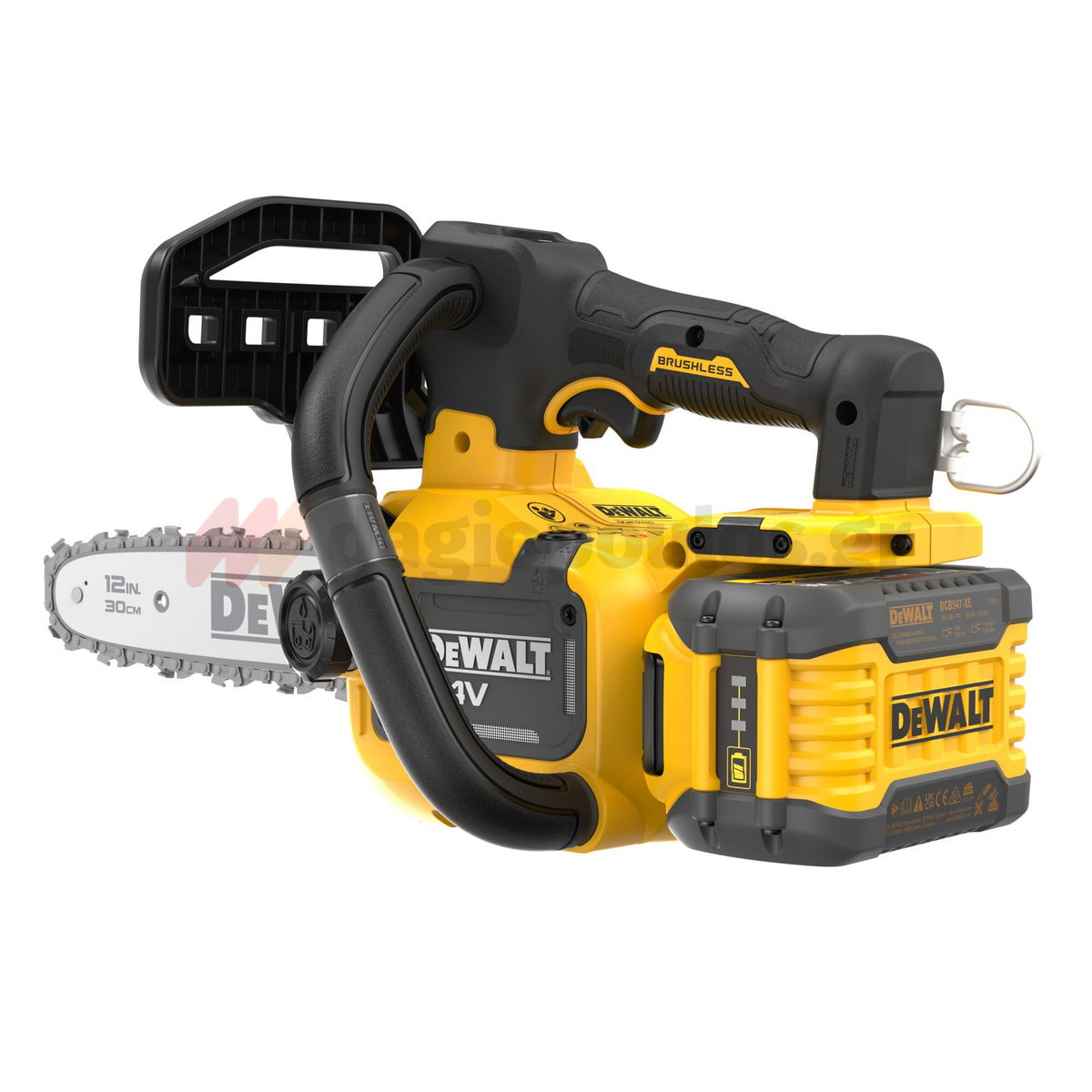 DeWalt DCMCST632X1-QW Brushless Αλυσοπρίονο Μπαταρίας 54V XR FLEXVOLT® 30cm Με Μπαταρία 9.0Ah