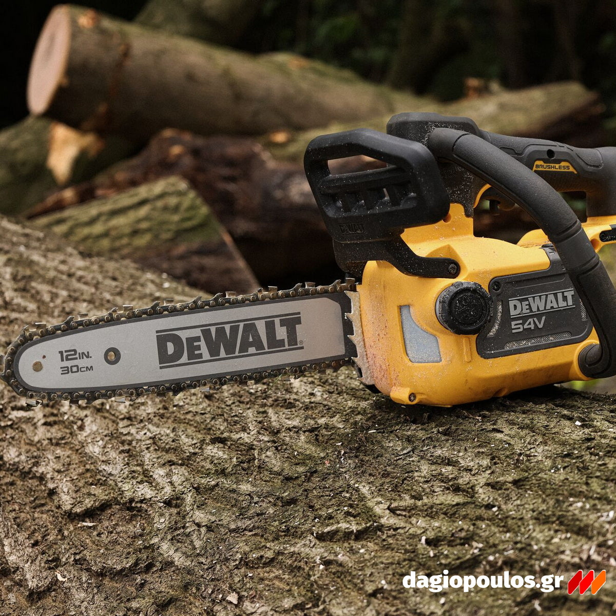 DeWalt DCMCST632X1-QW Brushless Αλυσοπρίονο Μπαταρίας 54V XR FLEXVOLT® 30cm Με Μπαταρία 9.0Ah