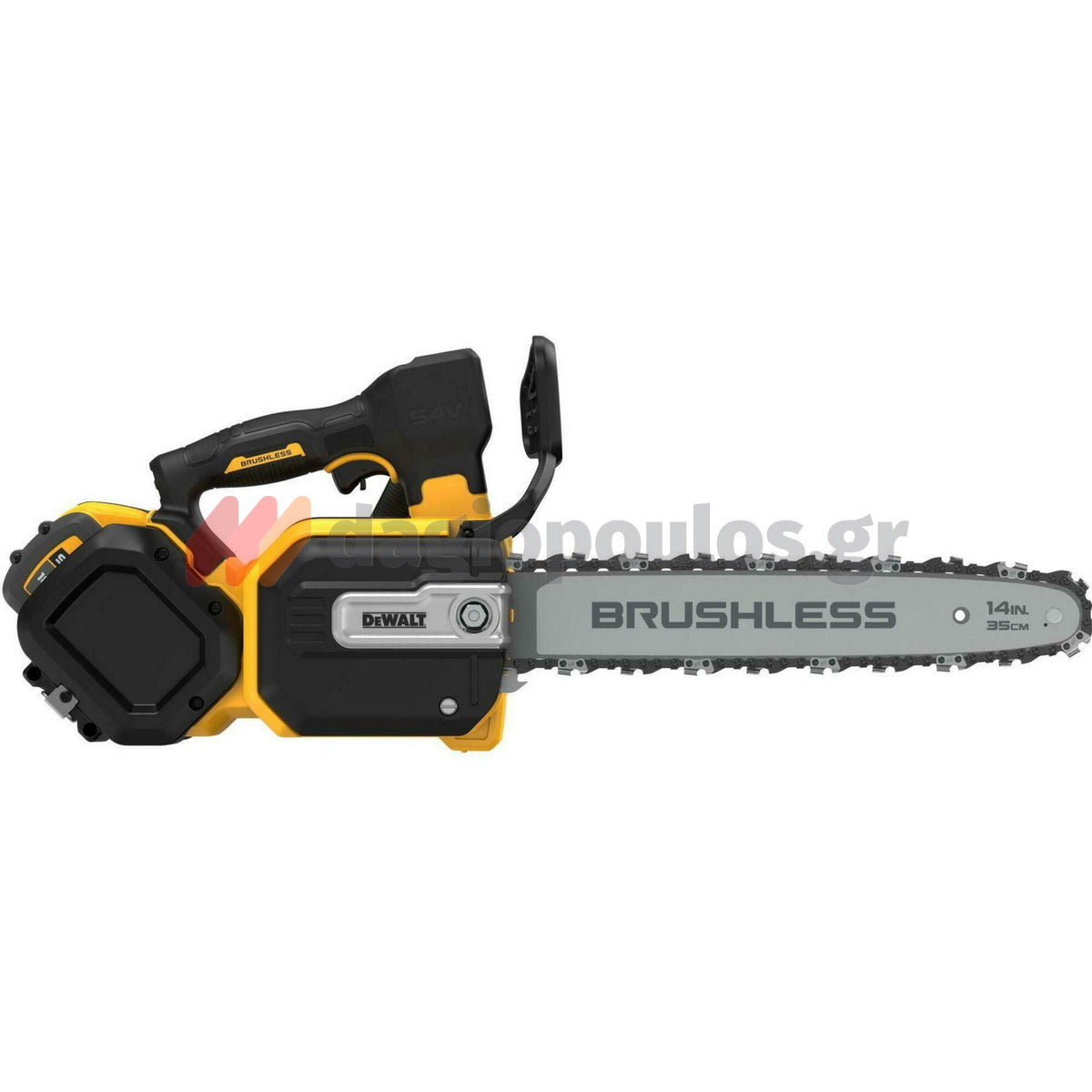 DeWalt DCMCST635X1-QW Brushless Αλυσοπρίονο Μπαταρίας 54V Li-Ion 35cm Με Μπαταρία 9.0Ah