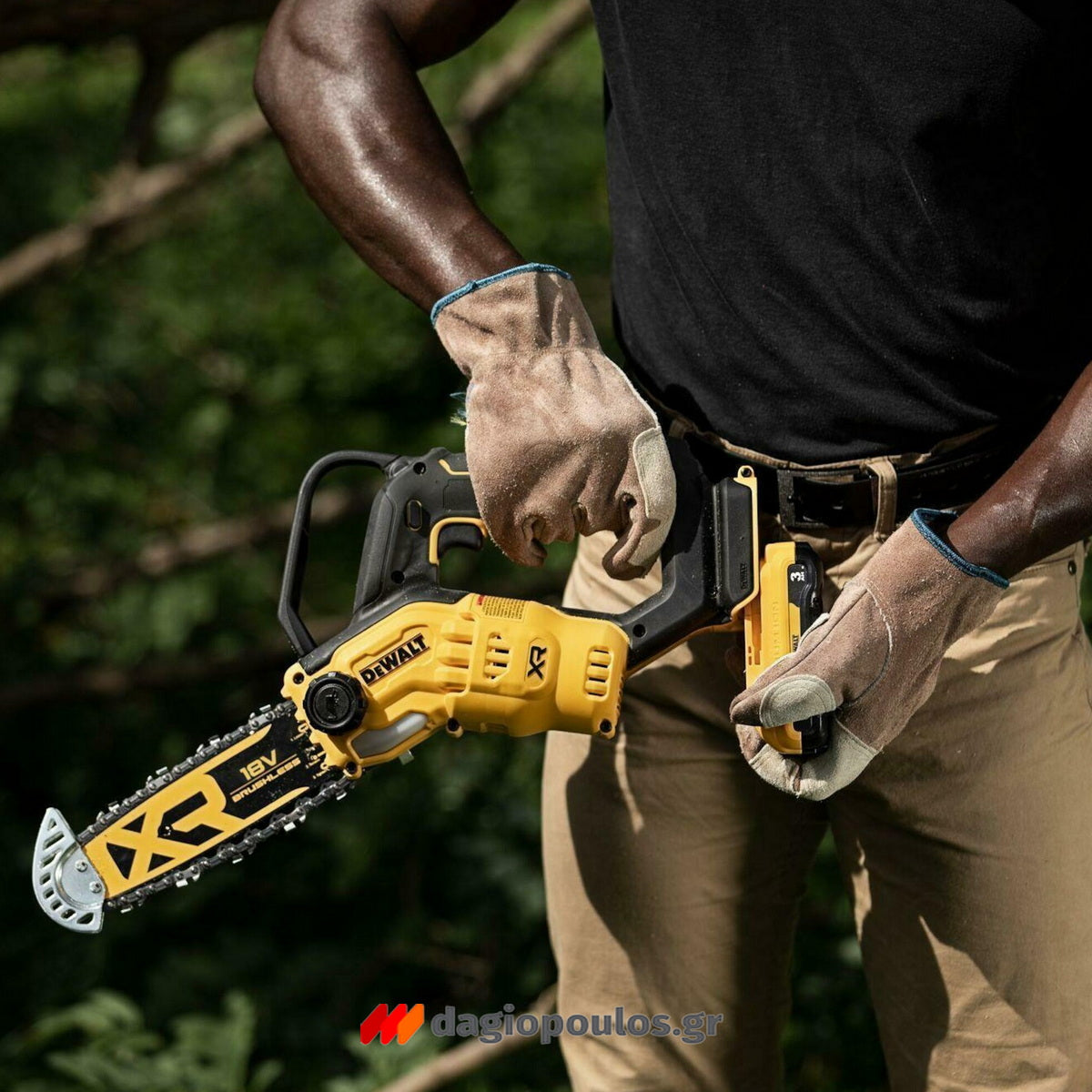 DeWalt DCMPS520P1-QW Brushless Αλυσοπρίονο Μπαταρίας 18V Li-Ion 20cm Με Μπαταρία 5.0Ah