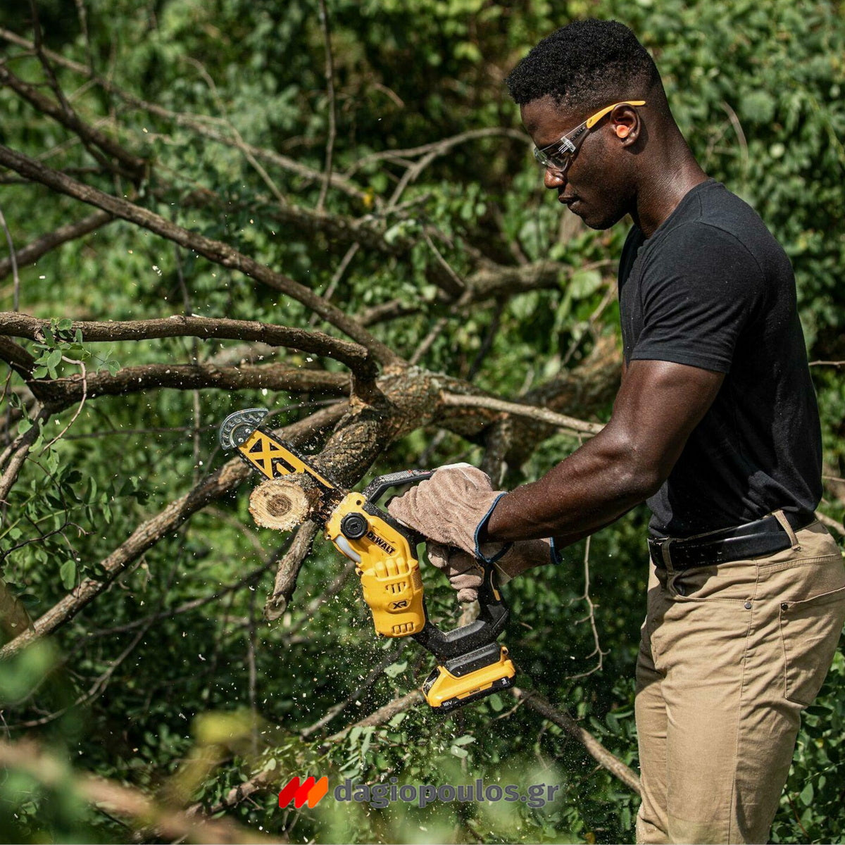 DeWalt DCMPS520P1-QW Brushless Αλυσοπρίονο Μπαταρίας 18V Li-Ion 20cm Με Μπαταρία 5.0Ah