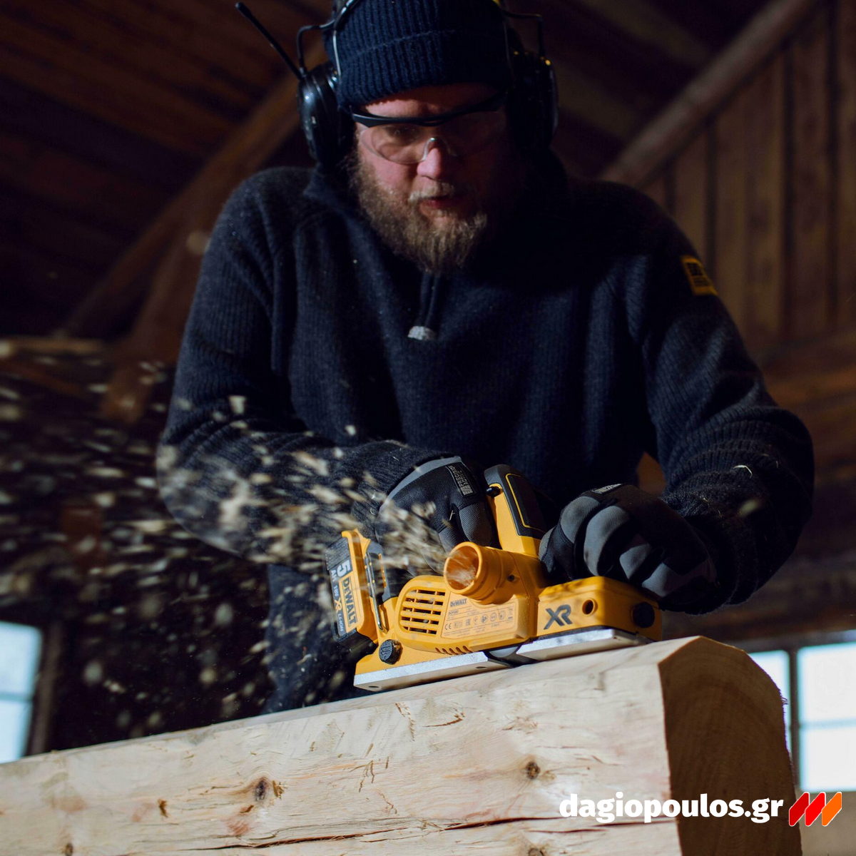 DeWalt DCP5802P2-QW Brushless Πλάνη Μπαταρίας 18V Li-Ion Με 2 Μπατ.5.0Ah - Φορτιστή - Βαλίτσα T-Stak
