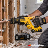 DeWalt DCS367P2-QW Brushless Σπαθοσέγα (Σεγάτσα) Μπαταρίας XR 18V Li-Ion Με 2 Μπατ.5.0Ah-Φορτιστή-Βαλίτσα T-Stak