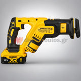 DeWalt DCS367P2-QW Brushless Σπαθοσέγα (Σεγάτσα) Μπαταρίας XR 18V Li-Ion Με 2 Μπατ.5.0Ah-Φορτιστή-Βαλίτσα T-Stak