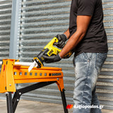 DeWalt DCS367P2-QW Brushless Σπαθοσέγα (Σεγάτσα) Μπαταρίας XR 18V Li-Ion Με 2 Μπατ.5.0Ah-Φορτιστή-Βαλίτσα T-Stak