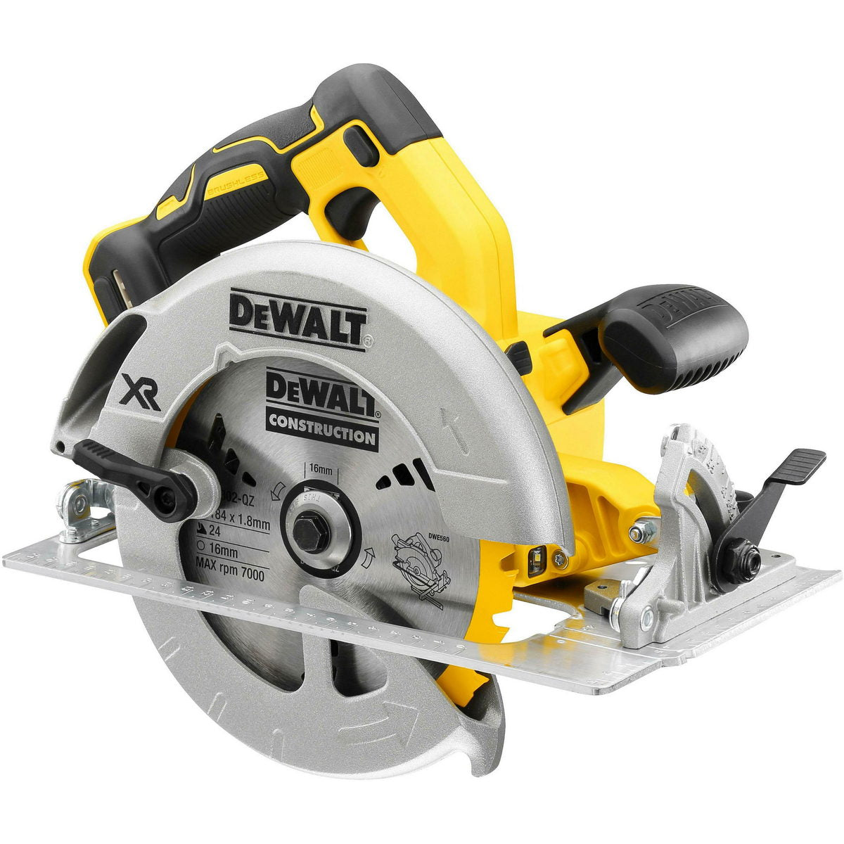 DeWalt DCS570NT-XJ 18V XR Brushless Δισκοπρίονο Μπαταρίας 18V Li-Ion 184mm (SOLO) Με Βαλίτσα T-STAK