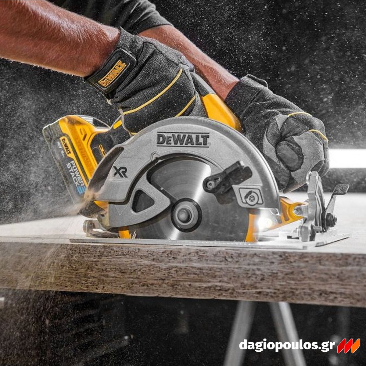 DeWalt DCS570N-XJ 18V XR Brushless Δισκοπρίονο Μπαταρίας 18V Li-Ion 184mm (SOLO)