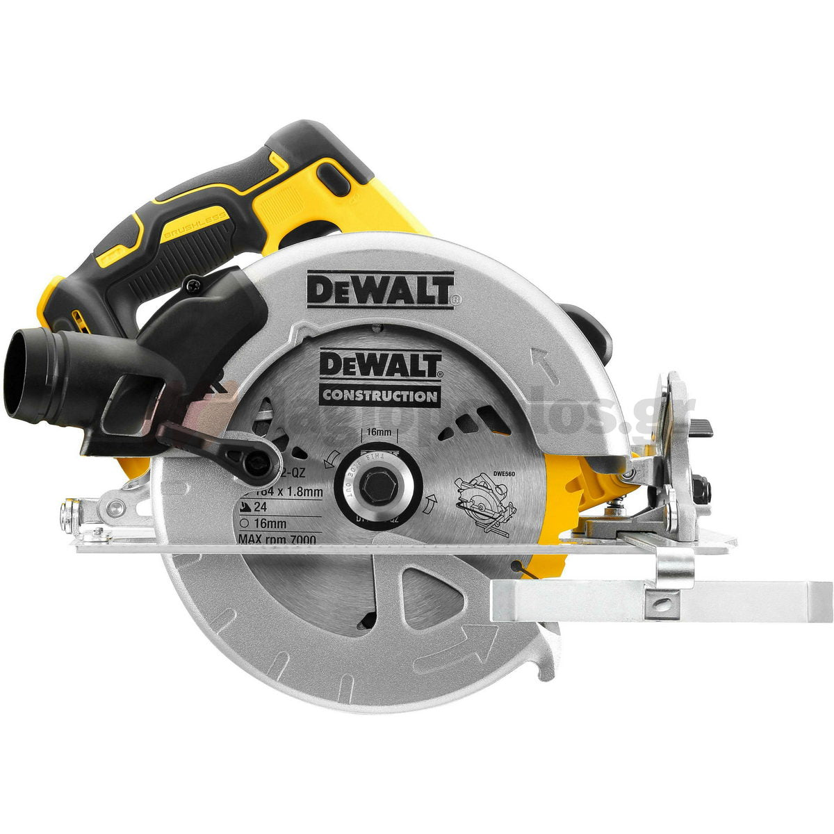 DeWalt DCS570N-XJ 18V XR Brushless Δισκοπρίονο Μπαταρίας 18V Li-Ion 184mm (SOLO)