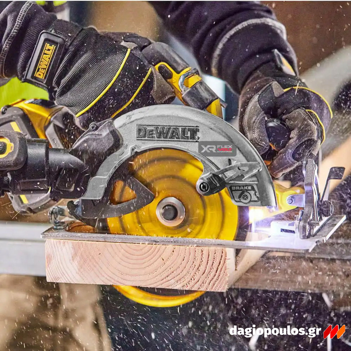 DeWalt DCS570NT-XJ 18V XR Brushless Δισκοπρίονο Μπαταρίας 18V Li-Ion 184mm (SOLO) Με Βαλίτσα T-STAK