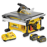 DeWalt DCS7485T2-QW Brushless Δισκοπρίονο Πάγκου Μπαταρίας 54V Flexvolt 210mm Με 2 Μπατ.6.0Ah