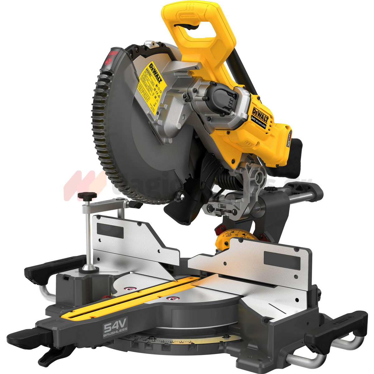 DeWalt DCS781X2-QW Brushless Φαλτσοπρίονο Πάγκου Συρόμενο (Radial) Μπαταρίας 54V XR FLEXVOLT 305mm Με 2 Μπατ.9.0Ah