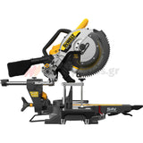 DeWalt DCS781X2-QW Brushless Φαλτσοπρίονο Πάγκου Συρόμενο (Radial) Μπαταρίας 54V XR FLEXVOLT 305mm Με 2 Μπατ.9.0Ah