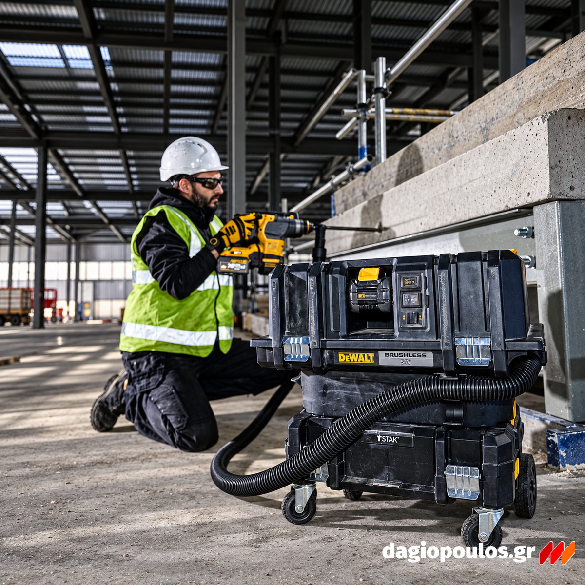 DeWalt DCV586MN-XJ Σκούπα Μπαταρίας 54V Li-Ion Υγρών & Στερεών SOLO