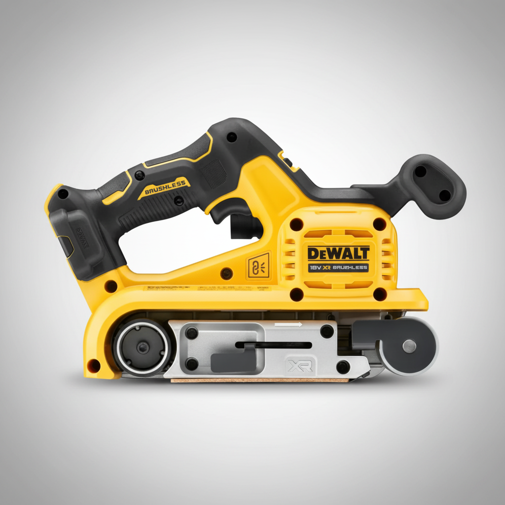 DeWalt DCW220NT-XJ Brushless Τριβείο Ταινίας (Ταινιολειαντήρας) 75x533mm 18V Li-Ion SOLO
