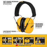 DeWalt DPG18-BX Ωτοασπίδες Ασφαλείας Premium NRR28