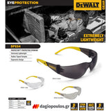 DeWalt DPG54-2D Protector Γυαλιά Προστασίας Εργαζομένων Φιμέ Ανοικτού Τύπου