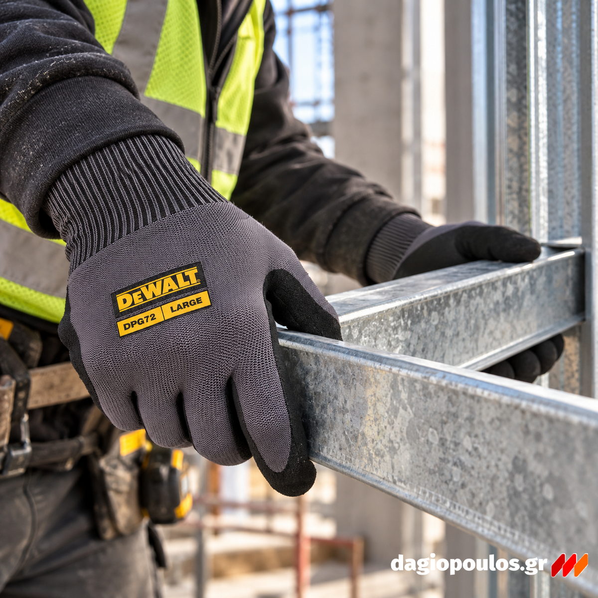 DeWalt DPG72 Γάντια Εργασίας Αδιάβροχα με Αντοχή στα Έλαια