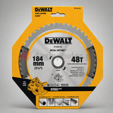 DeWalt DT1044-QZ Δίσκος Κοπής Μετάλλων 48Τ 184mm