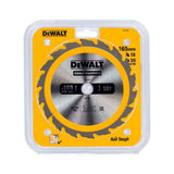 DeWalt DT1933 Δίσκος Κοπής Ξύλου 18T 165mm