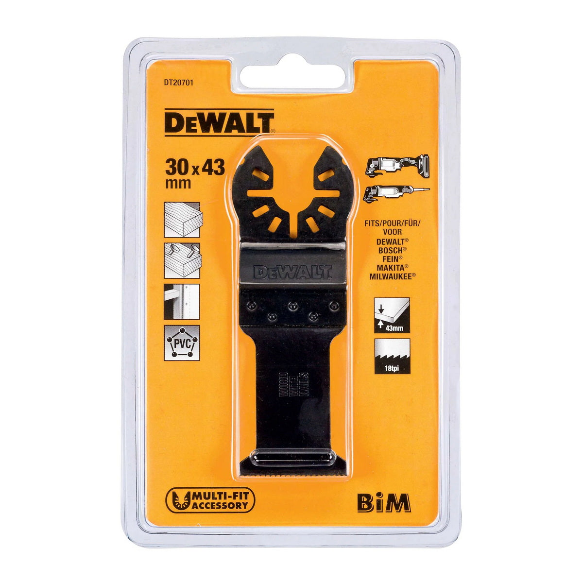DeWalt DT20701-QZ Λάμα Πολυεργαλείων Starlock Για Ξύλο Με Καρφιά