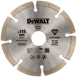 DeWalt DT3701-QZ Δίσκος Διαμαντέ (Διαμαντόδισκος) Κοπής Δομικών Υλικών 115mm
