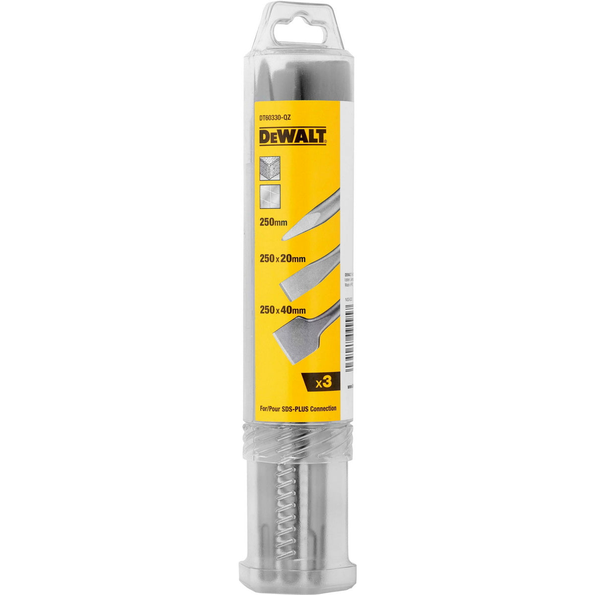 DeWalt DT60330-QZ SDS Plus Καλέμια Βελόνι Σετ 3 Τεμ