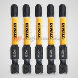 DeWalt DT7392T-QZ Extreme FlexTorq® Συλλογή Μύτες PZ3 x 57mm Σετ 5 Τεμ