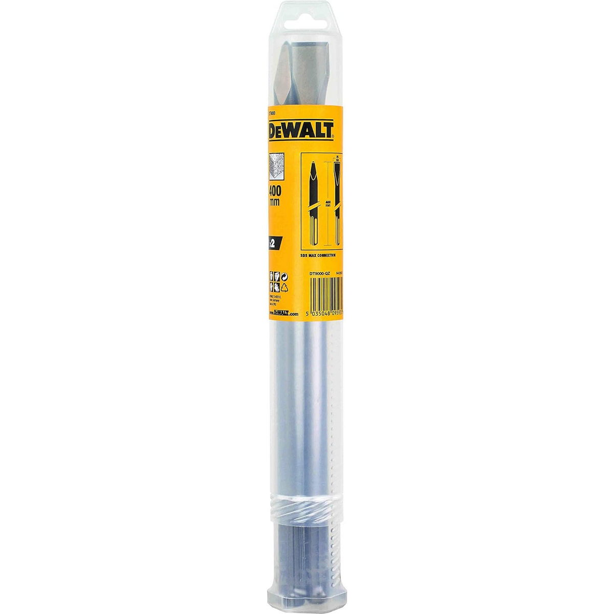 DeWalt DT9000-QZ SDS Max Συλλογή Καλέμι & Βελόνι 400mm Σετ 2 Τεμ