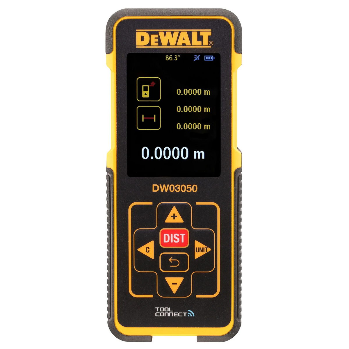 DeWalt DW03050-XJ Αποστασιόμετρο Laser Με Εμβέλεια 50m, Σύνδεση Bluetooth