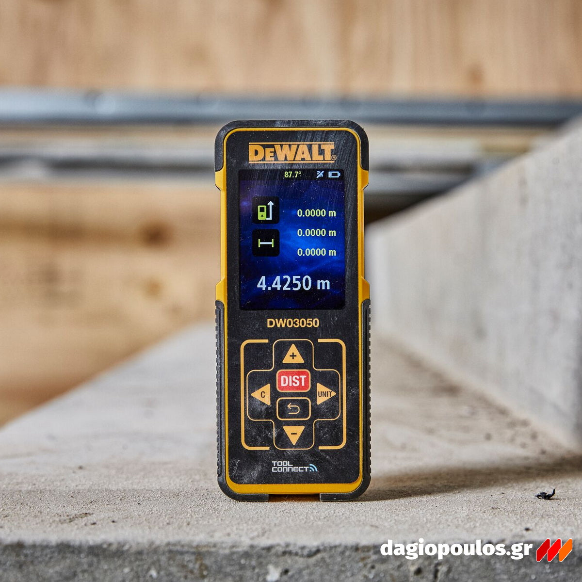 DeWalt DW03050-XJ Αποστασιόμετρο Laser Με Εμβέλεια 50m, Σύνδεση Bluetooth