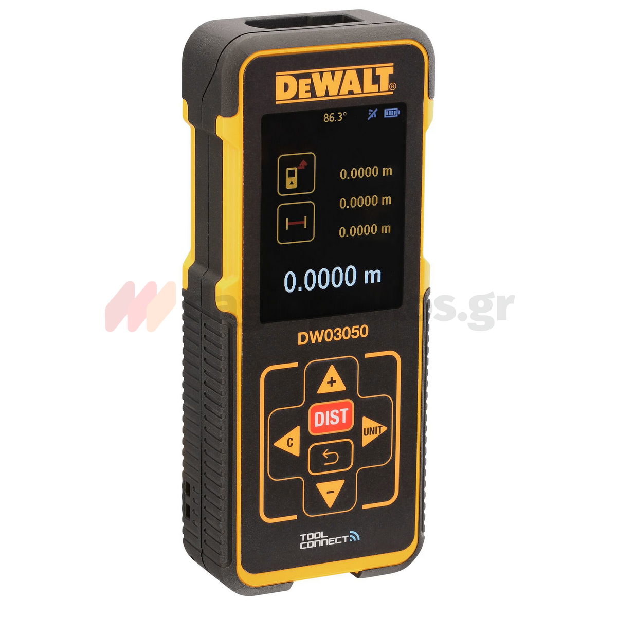 DeWalt DW03050-XJ Αποστασιόμετρο Laser Με Εμβέλεια 50m, Σύνδεση Bluetooth