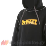 DeWalt DWC47-001 Hoodie Φούτερ Mε Κουκούλα Μαύρο