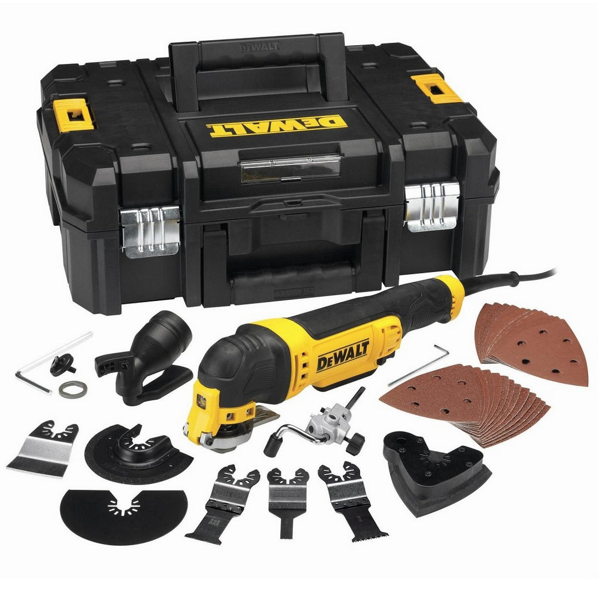 DeWalt DWE315KT Ηλεκτρικό Πολυεργαλείο 300W Με Εξαρτήματα & Βαλίτσα T-Stak