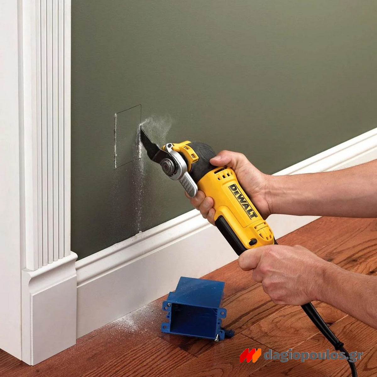 DeWalt DWE315KT Ηλεκτρικό Πολυεργαλείο 300W Με Εξαρτήματα & Βαλίτσα T-Stak