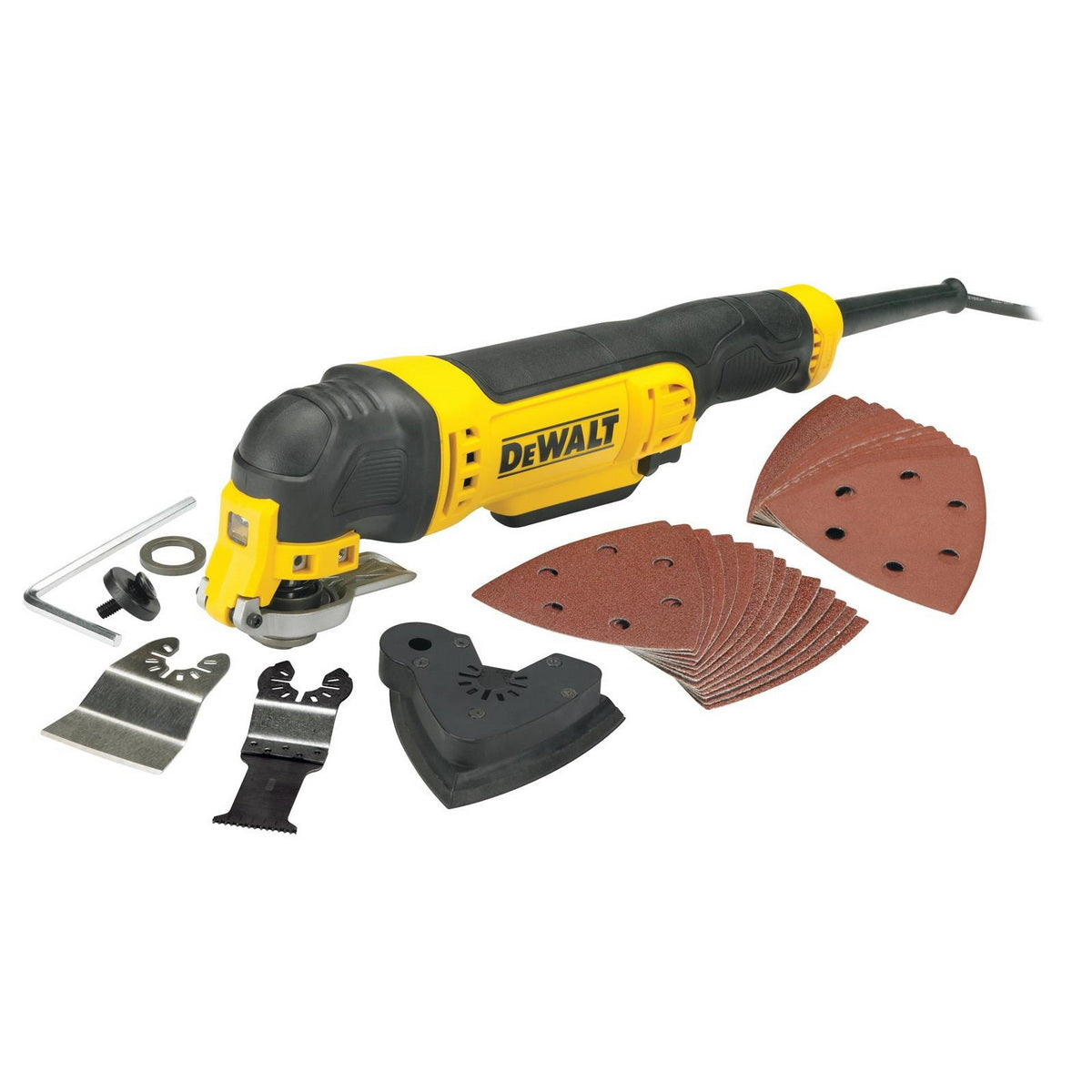 DeWalt DWE315 Ηλεκτρικό Πολυεργαλείο 300W Με Εξαρτήματα