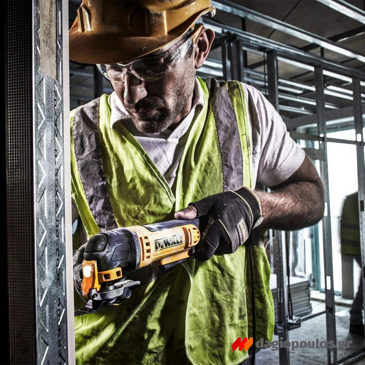 DeWalt DWE315KT Ηλεκτρικό Πολυεργαλείο 300W Με Εξαρτήματα & Βαλίτσα T-Stak