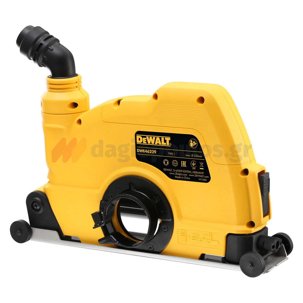 DeWalt DWE46229-XJ Προστατευτικό Κοπής Σκυροδέματος Για Γωνιακούς Τροχούς 230mm