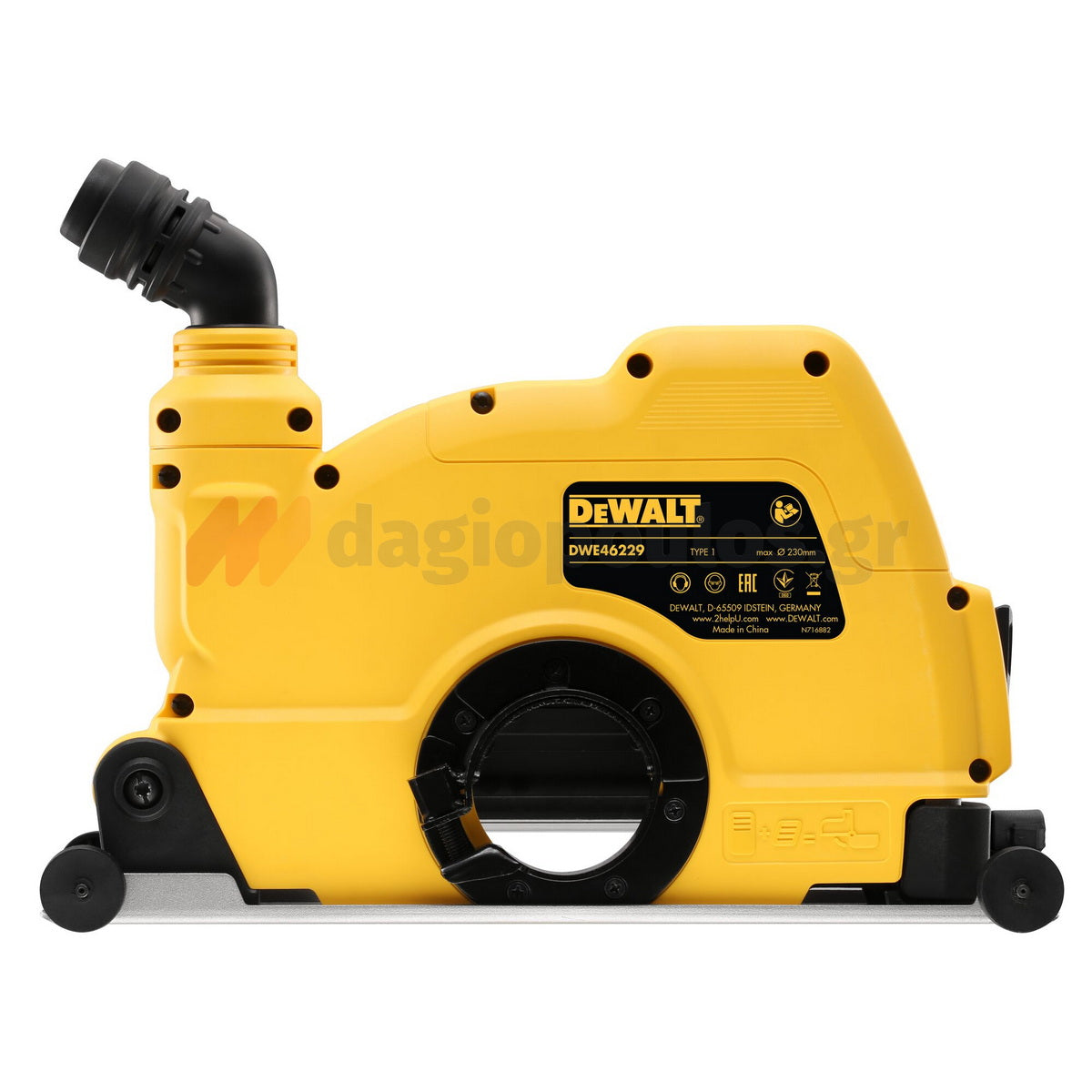 DeWalt DWE46229-XJ Προστατευτικό Κοπής Σκυροδέματος Για Γωνιακούς Τροχούς 230mm
