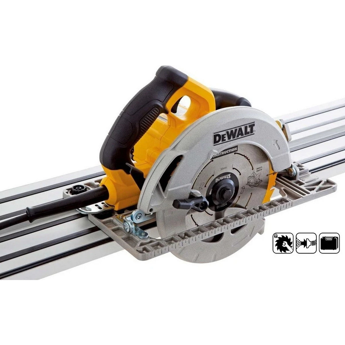 DeWalt DWE576K-QS Ηλεκτρικό Δισκοπρίονο 1600W 190mm