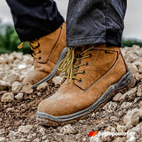 DeWalt DWF50092-123 Titanium Honey S3 WR Nubuck Παπούτσια Προστασίας Εργαζομένων Ημιμποτάκια Με Προστασία