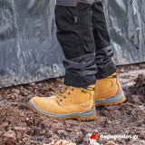 DeWalt DWF50092-123 Titanium Honey S3 WR Nubuck Παπούτσια Προστασίας Εργαζομένων Ημιμποτάκια Με Προστασία